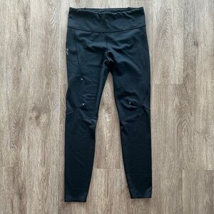 ON Performance 7/8 Tights Leggings Black Medium Pockets Athletic Running